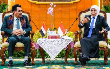 Gubernur   Khofifah dan Dubes Yaman Bahas Kerja Sama Strategis Jatim-Hadramaut