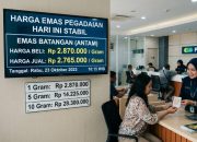 Harga Emas Hari Ini Tidak Bergerak, Investasi Safe Haven Masih Diminati