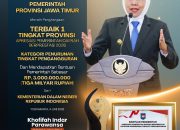 Pengangguran Terbuka Jatim Lebih Rendah dari Nasional, Gubernur Khofifah Terima Penghargaan Kemendagri