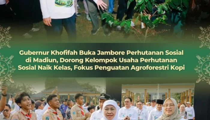 Buka Jambore Perhutanan Sosial,Gubernur  Khofifah Targetkan Agroforestri Kopi Jatim Makin Berdaya Saing