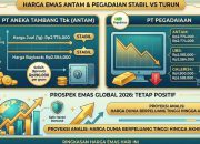 Harga Emas Hari Ini Stabil di Rp2,774 Juta per Gram, Analis: Prospek Jangka Panjang Masih Menarik