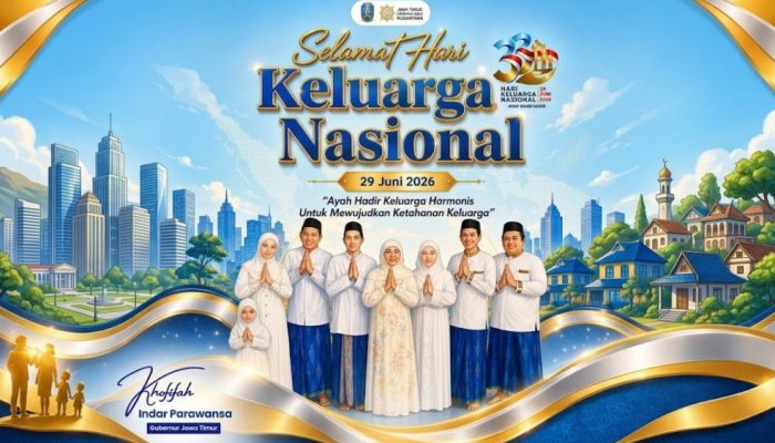Peringati Hari Keluarga Nasional 2026, Gubernur Khofifah Indar Parawansa Tekankan Peran Ayah dalam Membangun Ketahanan Keluarga