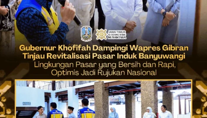 Gubernur Khofifah: Pasar Induk Banyuwangi yang Bersih dan Modern Jadi Motor Pertumbuhan Ekonomi