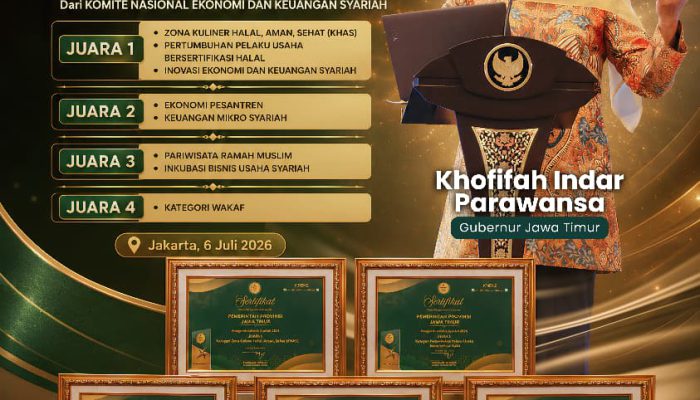 Gubernur Khofifah: Penguatan Pesantren dan Industri Halal Antar Jatim Raih Delapan Penghargaan Nasional