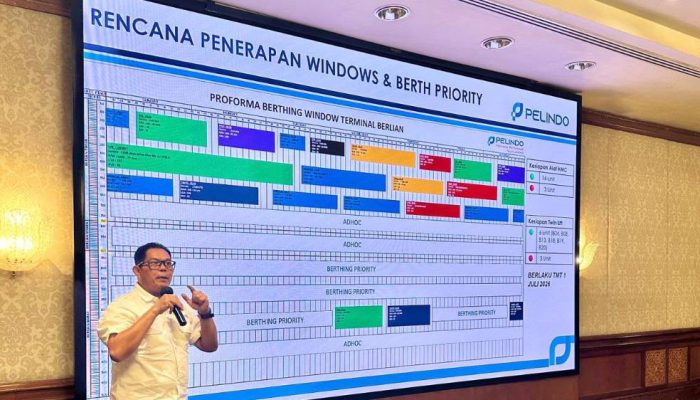 Berthing Window Resmi Diterapkan di TPK Berlian, TTL Bidik Efisiensi Logistik Nasional