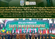 Gubernur Khofifah Indar Parawansa Ajak Seluruh Elemen Bangsa Bersatu Sukseskan Karya Bakti Skala Besar TNI di Madura