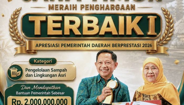 Jawa Timur Raih Terbaik I Pengelolaan Sampah, Gubernur Khofifah Dapat Bantuan Rp2 Miliar