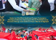 Dari Pasar Murah hingga Bendera Merah Putih, Gubernur Khofifah Dekatkan Pemerintah dengan Warga Nganjuk