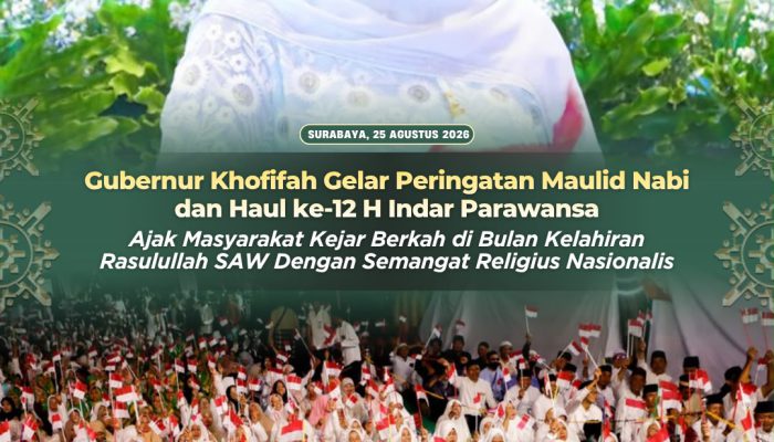 Gubernur Khofifah Mohon Doa untuk Almarhum Suami dan Ayahanda Wagub Emil dalam Maulid Nabi