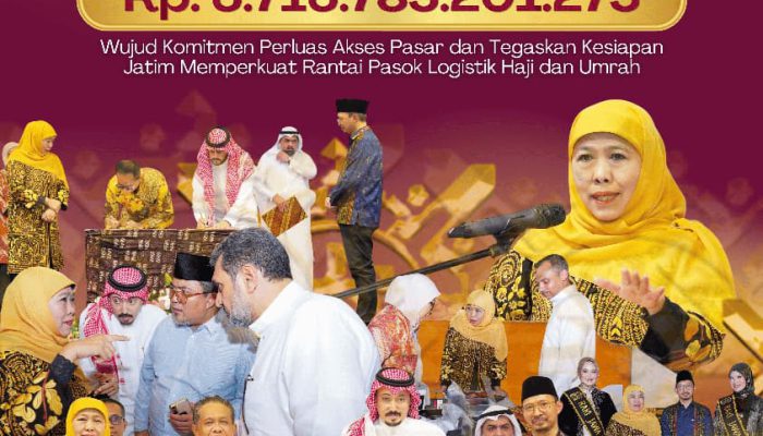 Jatim Buka Pasar Arab Saudi, Gubernur Khofifah : Misi Dagang Catat Potensi Rp6,71 Triliun