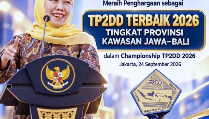 TP2DD Jatim Jadi yang Terbaik di Kawasan Jawa-Bali, Khofifah Tekankan Digitalisasi Inklusif