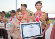 Gubernur Khofifah: Tri Satya dan Dasa Darma Harus Jadi Fondasi Pramuka di Era Digital