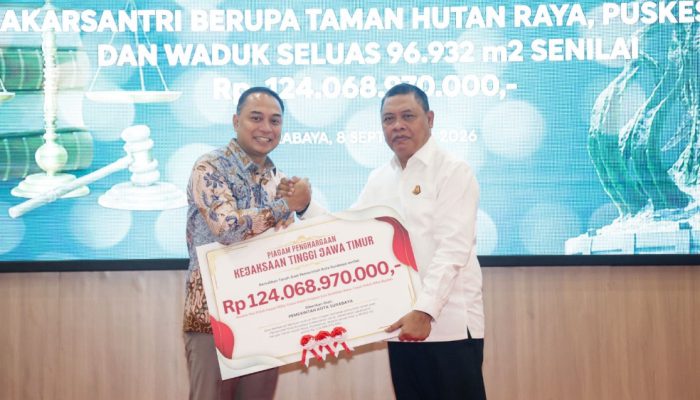 Aset Rp124 Miliar Kembali ke Pemkot Surabaya, Disiapkan untuk Dongkrak Ekonomi dan Kesejahteraan Warga