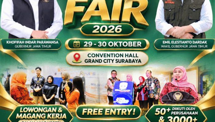 Tak Hanya Lowongan Kerja, Job Fair Khofifah Tawarkan 70 Program Magang bagi Pencari Kerja