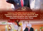 Hari Jadi ke-81 Jatim, Khofifah Ziarah ke Makam Gubernur Pertama RMTA Soerjo di Magetan