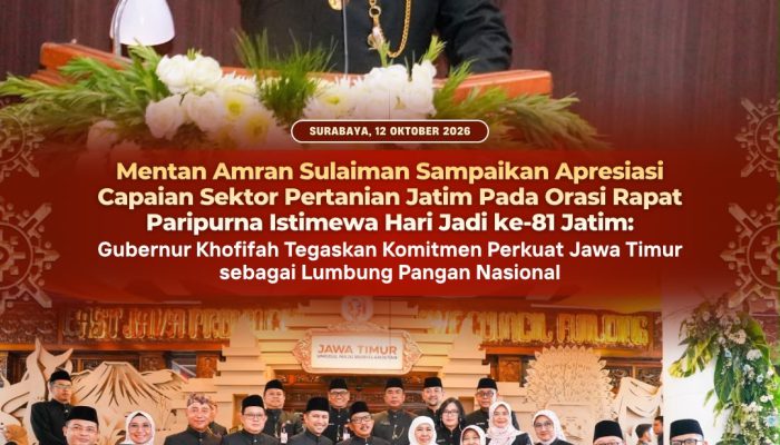 Dari Lumbung Pangan hingga Trans Jatim, Khofifah Beberkan Capaian Pembangunan Jawa Timur