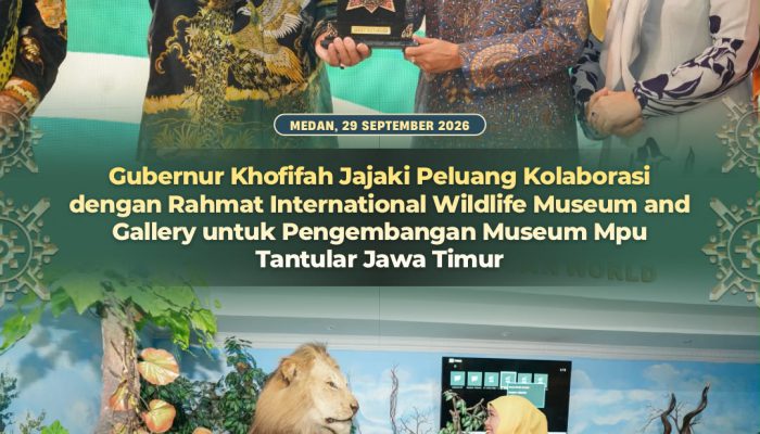 Satya Lencana ISMI untuk Khofifah, Kolaborasi Museum Jatim dan Rahmat Shah Mulai Dijajaki