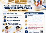 Khofifah Apresiasi Antusiasme Warga, Kuota Upacara Hari Jadi Jatim Habis dalam 31 Detik