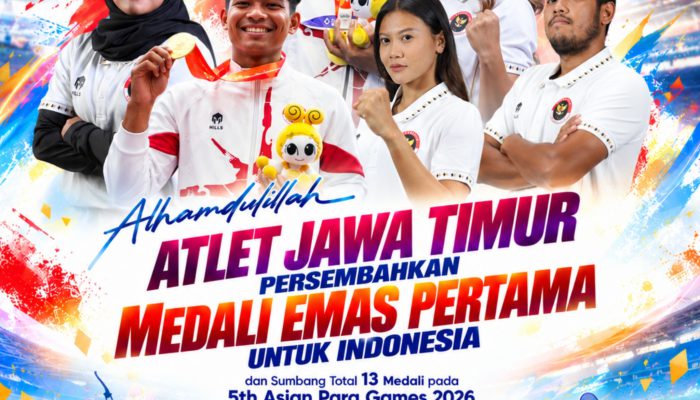 Dari Renang hingga Bulu Tangkis, Atlet Jatim Sumbang Medali dan Rekor di Asian Para Games